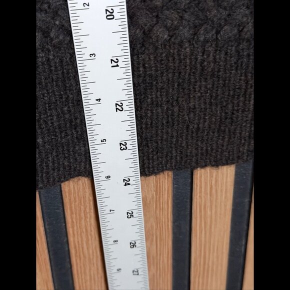 A.L.C. Sweater 36 / S Womens Gray Pullover Open Crotchet Yarn Wool Knit - Picture 4 of 7